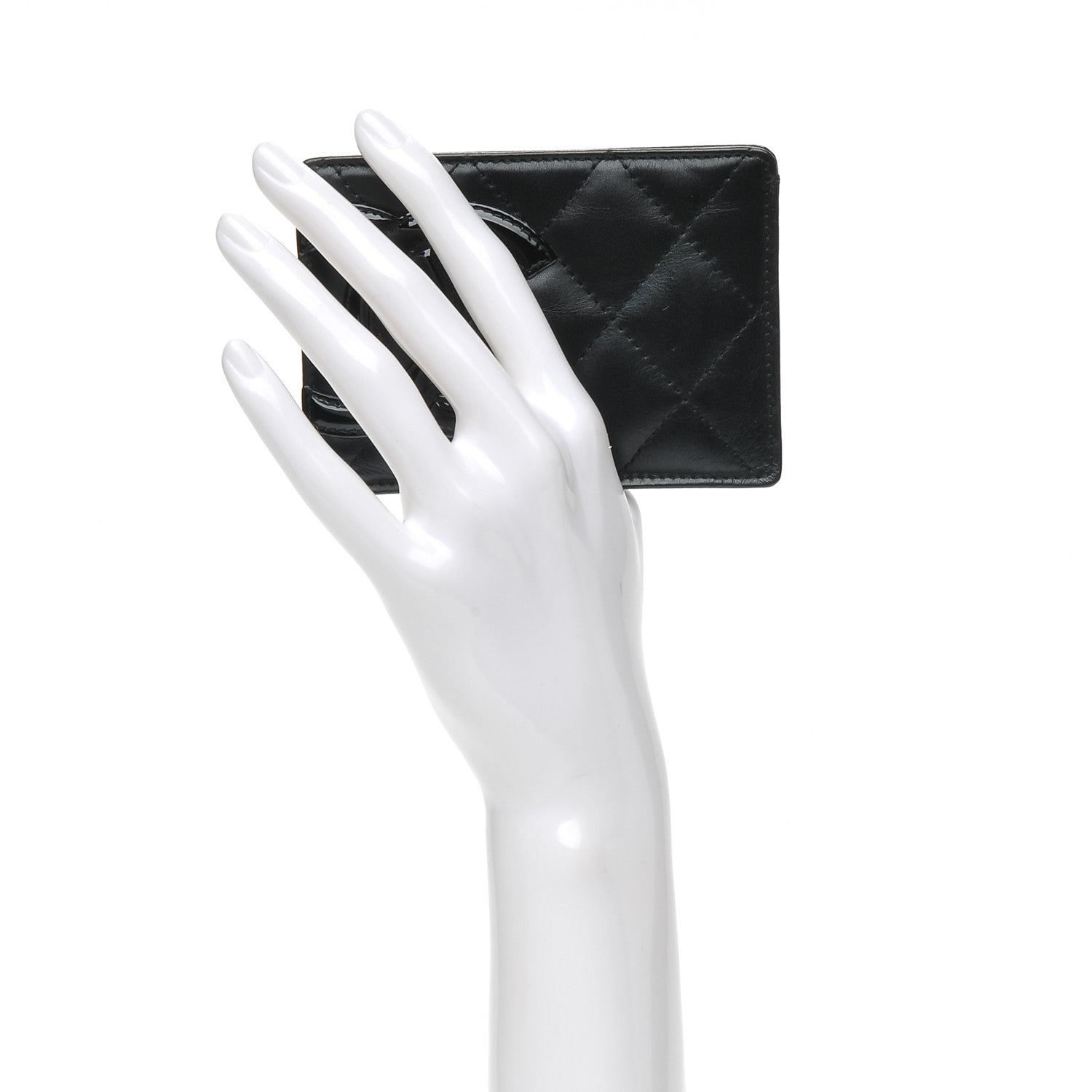 Chanel Calfskin Quilted Cambon Card Holder Black 2 of 7