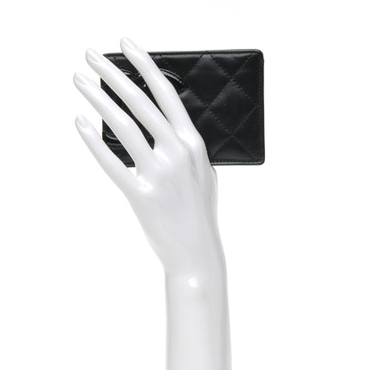 Chanel Calfskin Quilted Cambon Card Holder Black 2 of 7