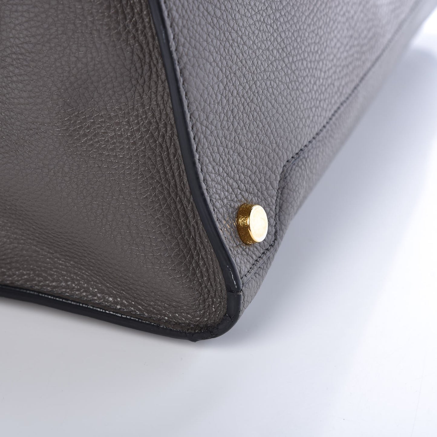 Grained Calfskin Tote Graphite