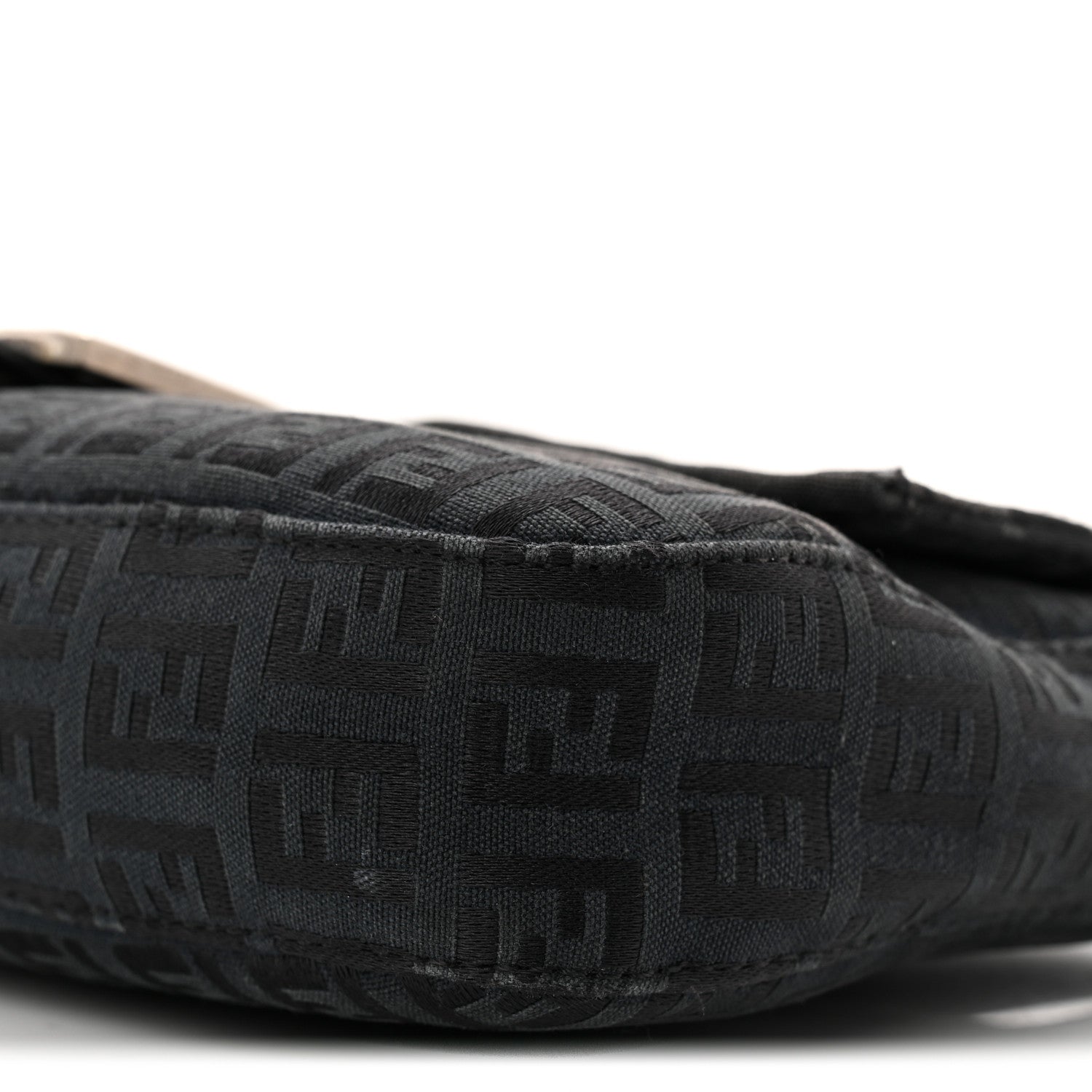 Fendi Zucchino Baguette Black 9 of 11