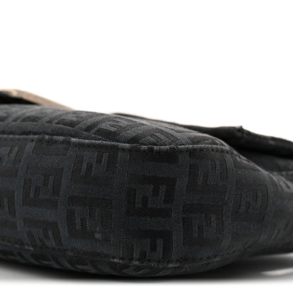 Fendi Zucchino Baguette Black 9 of 11