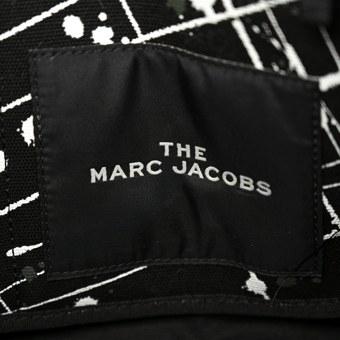 Canvas Splatter Medium The Tote Bag Black