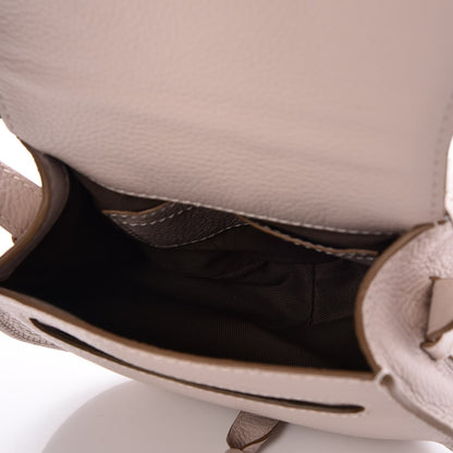 Chloe Calfskin Mini Marcie Round Crossbody Bag Abstract White 5 of 9