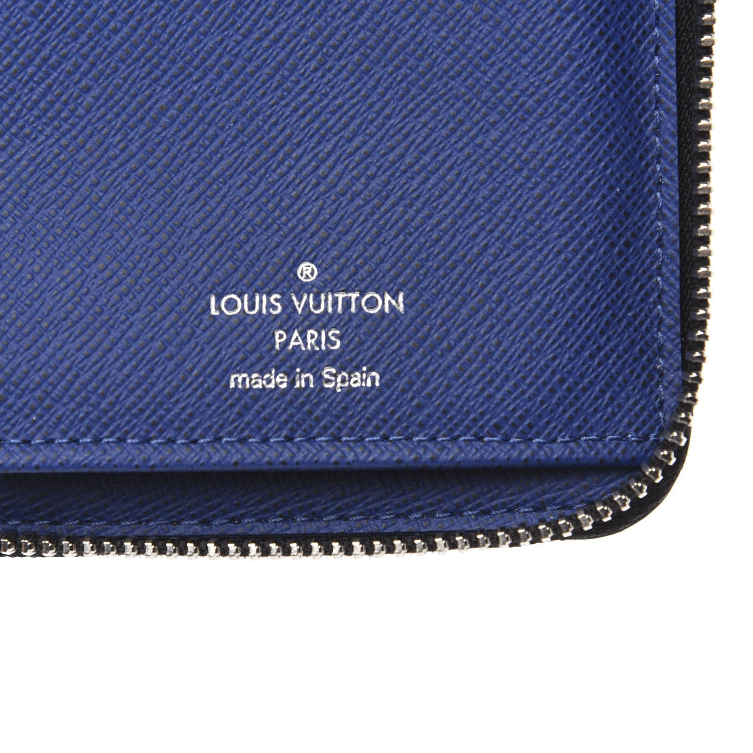 Louis Vuitton Taigarama Vertical Zippy Wallet Cobalt 6 of 10