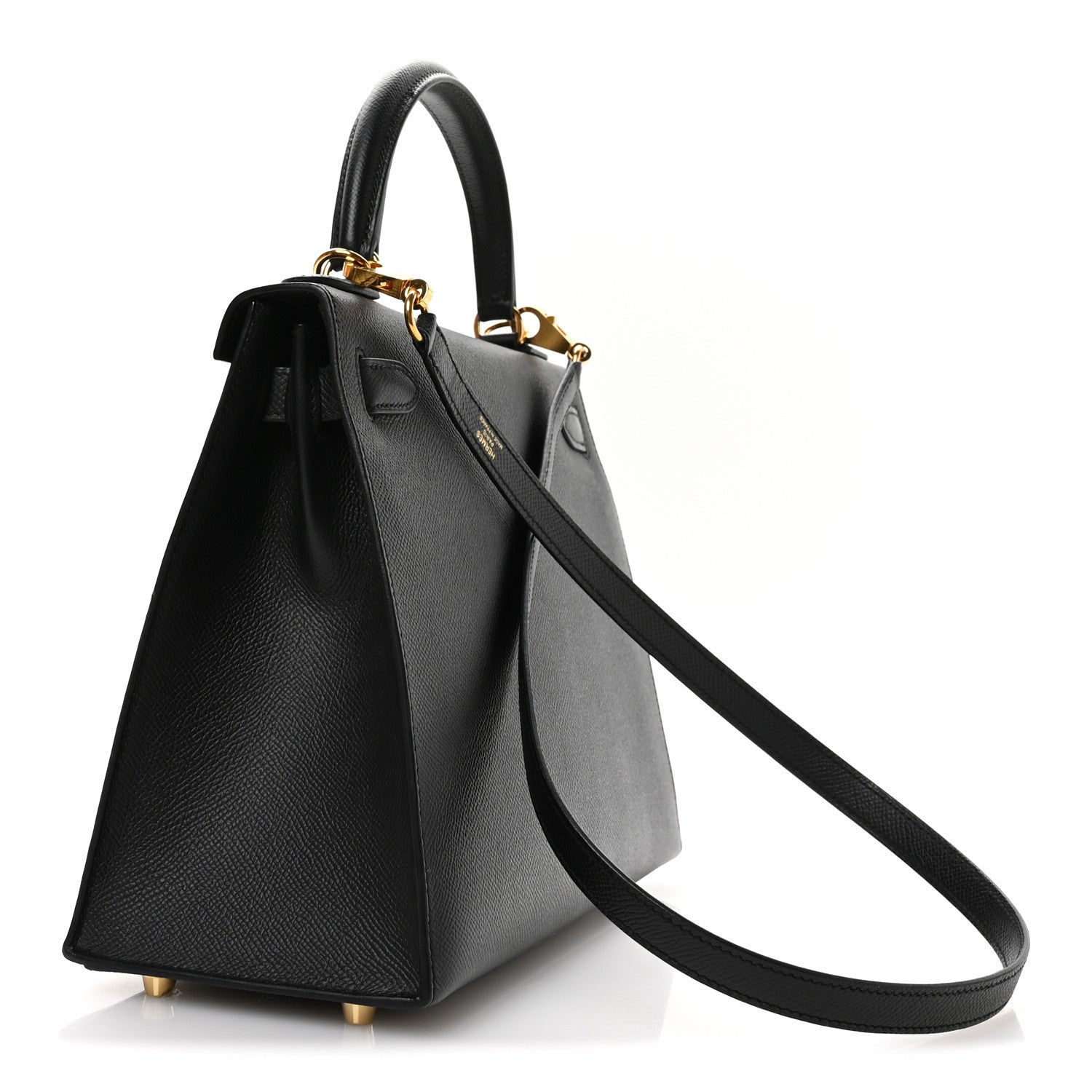 Hermes Epsom Kelly Sellier 28 Black 3 of 11