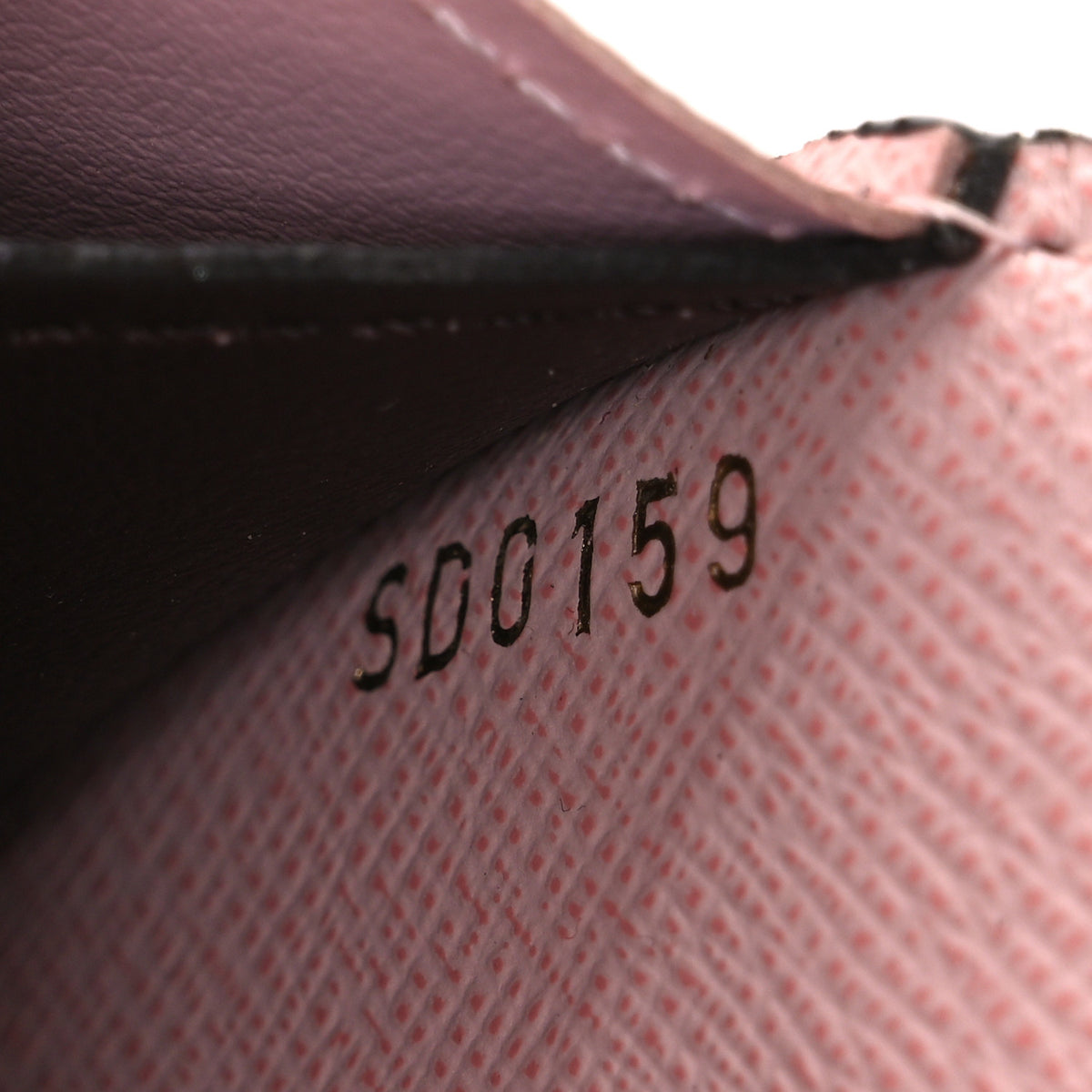Louis Vuitton Damier Ebene Emilie Wallet Rose Ballerine 7 of 8