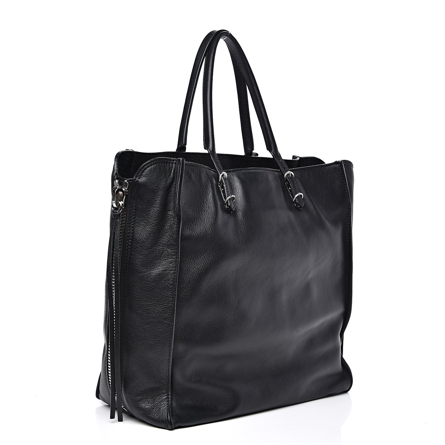 Veau Papier A5 Zip Around Tote Black