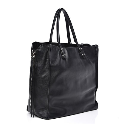 Balenciaga Veau Papier A5 Zip Around Tote Black 2 of 10