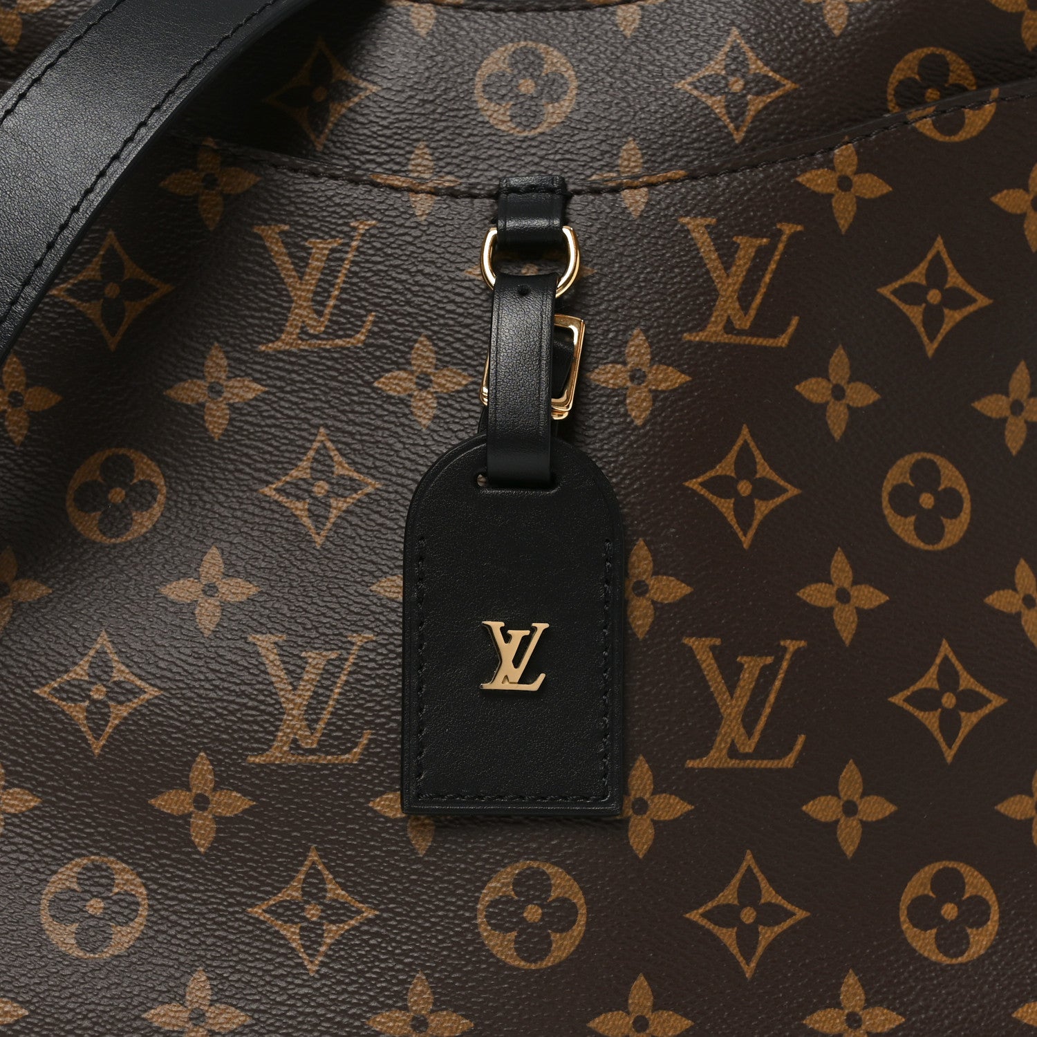Louis Vuitton Monogram Odeon MM Black 7 of 9