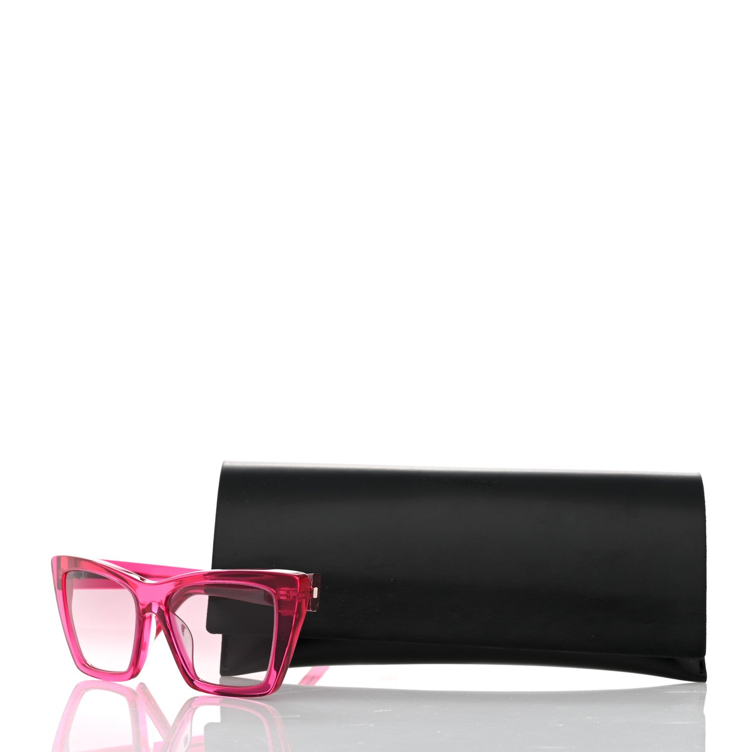 Saint Laurent Mica SL 276 Acetate Cat Eye Sunglasses Pink 8 of 8