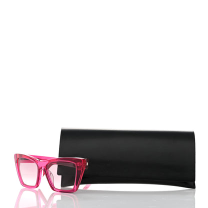 Saint Laurent Mica SL 276 Acetate Cat Eye Sunglasses Pink 8 of 8