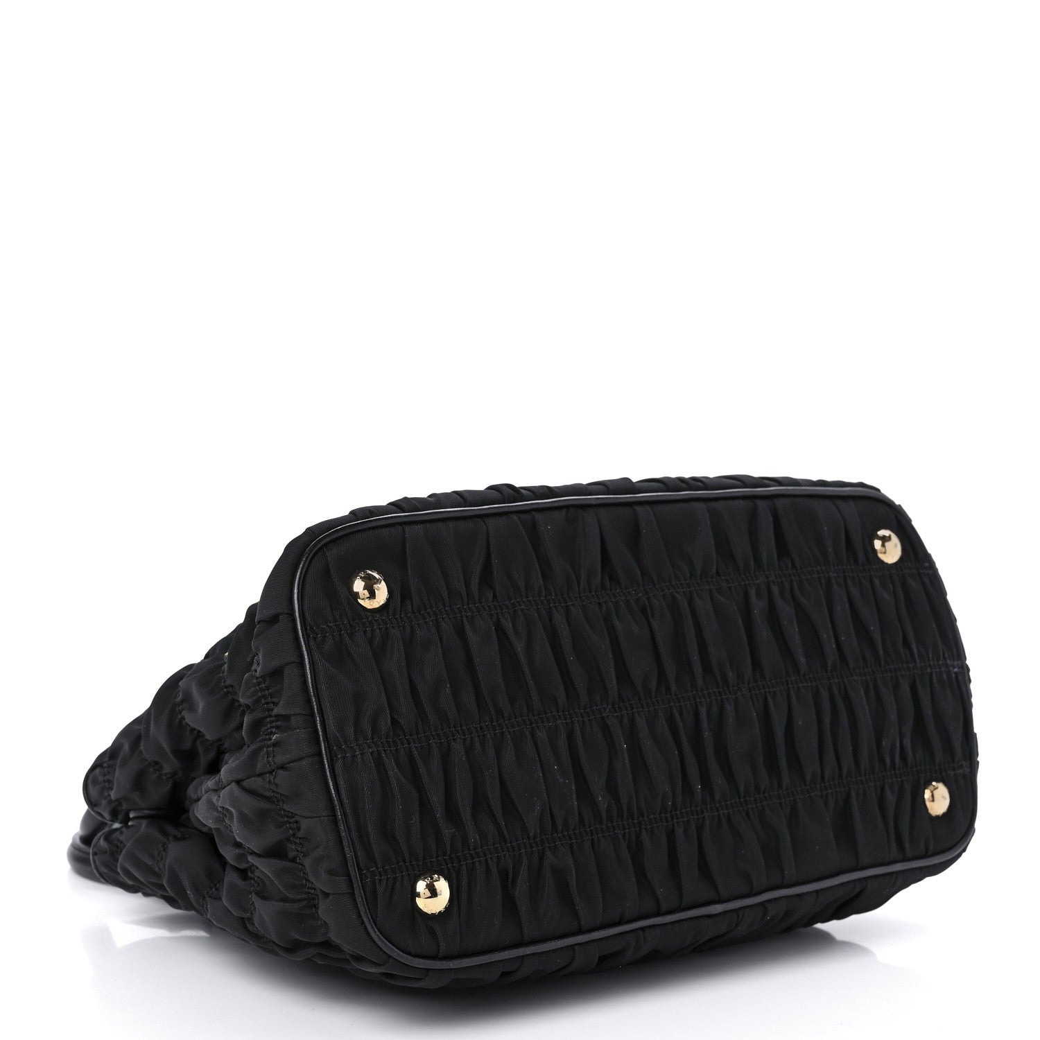 Prada Tessuto Nylon Gaufre Small Tote Black 3 of 8