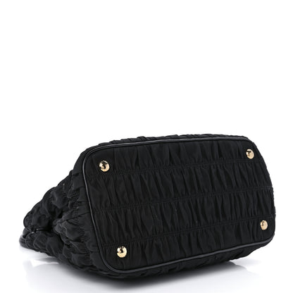 Prada Tessuto Nylon Gaufre Small Tote Black 3 of 8
