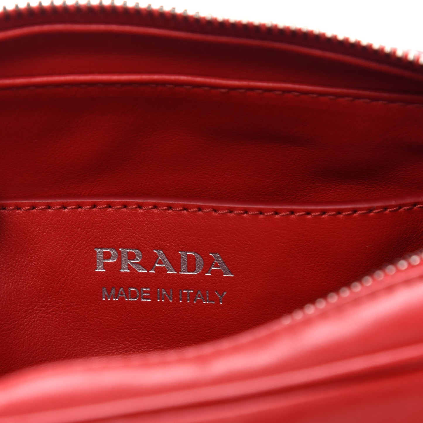 Soft Calfskin Impunture Diagramme Belt Bag Rosso