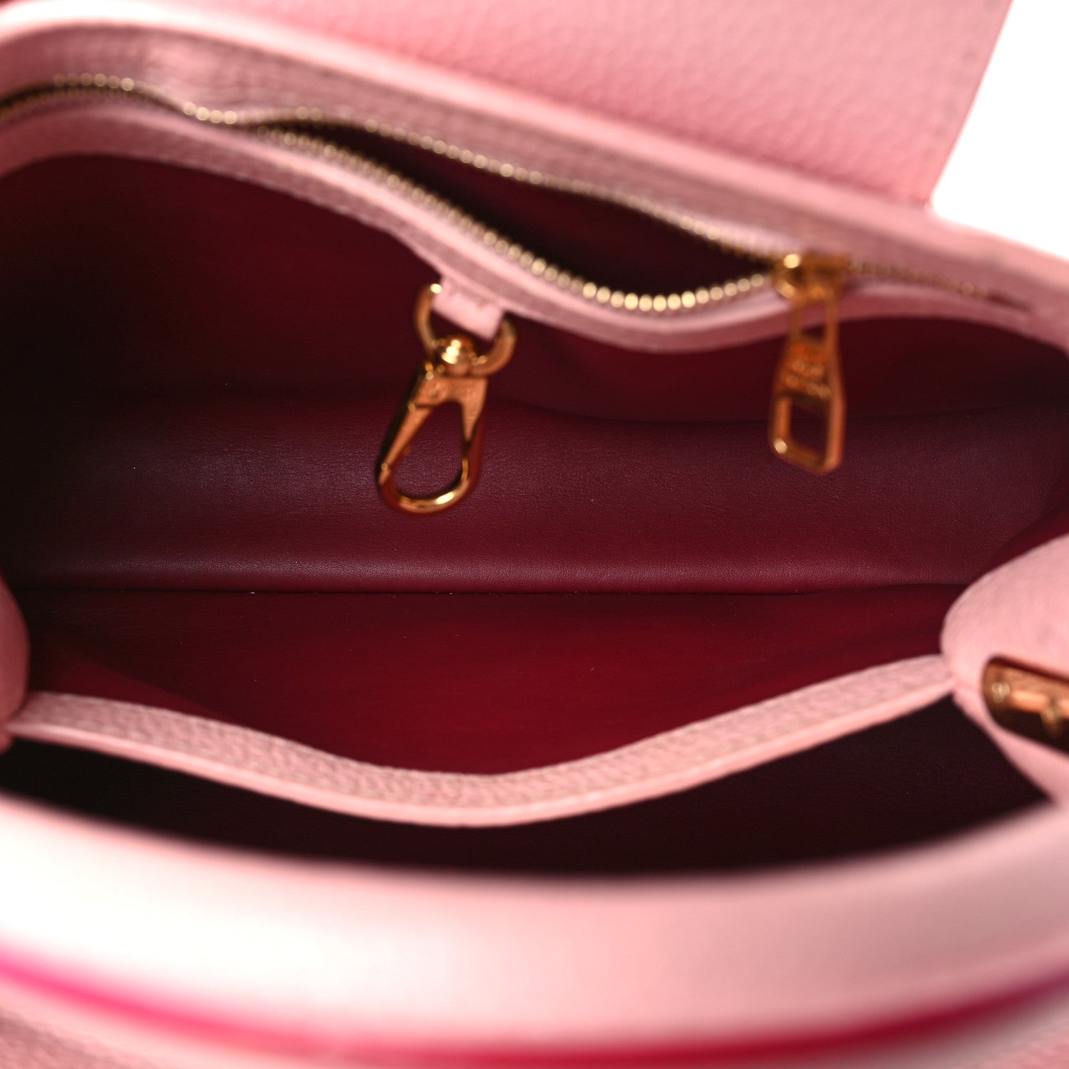 Louis Vuitton Taurillon Gradient Capucines BB Pink Pink 5 of 8