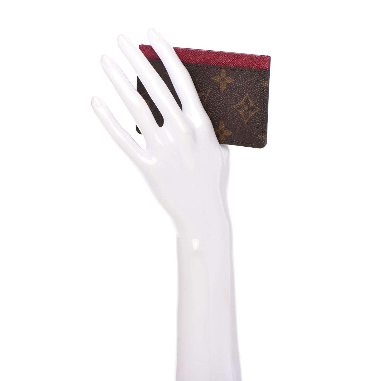 Monogram Card Holder Fuchsia