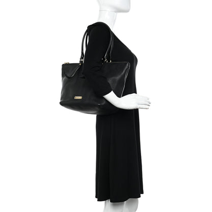 Burberry London Grainy Calfskin Small Salisbury Tote Black 3 of 16