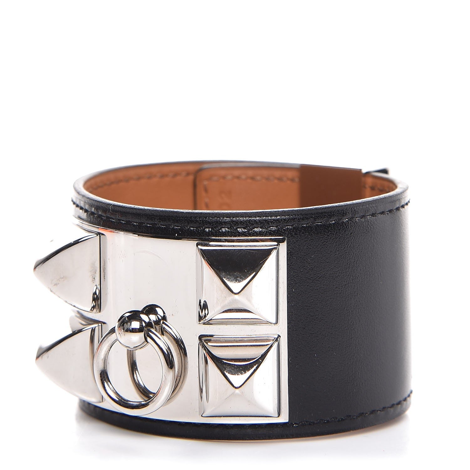 Hermes Box Collier de Chien CDC Bracelet S Black 1 of 7