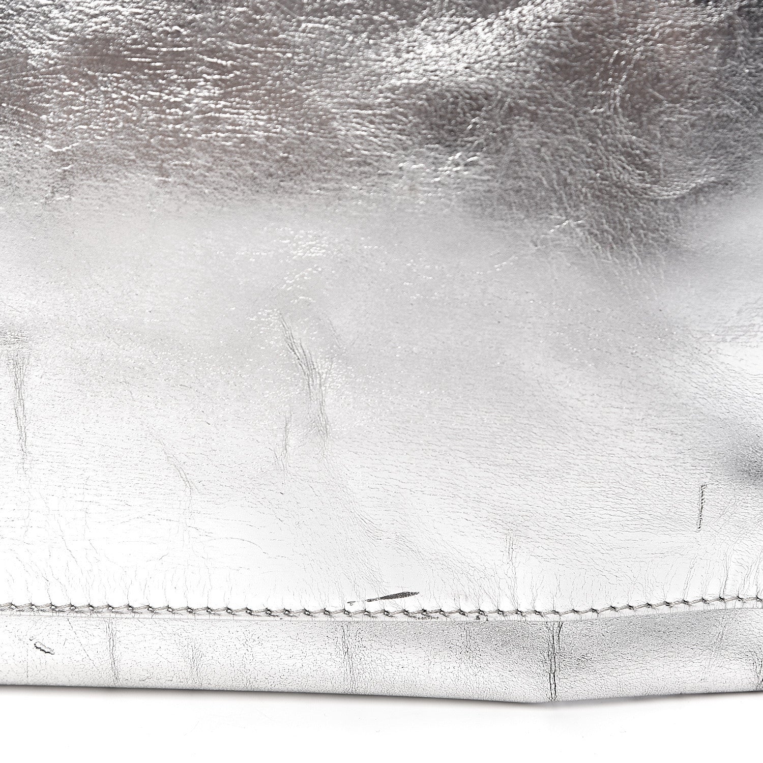 Balenciaga Metallic Calfskin Motocross Classic Hardware Bowling MM Silver Hardware 20 of 20