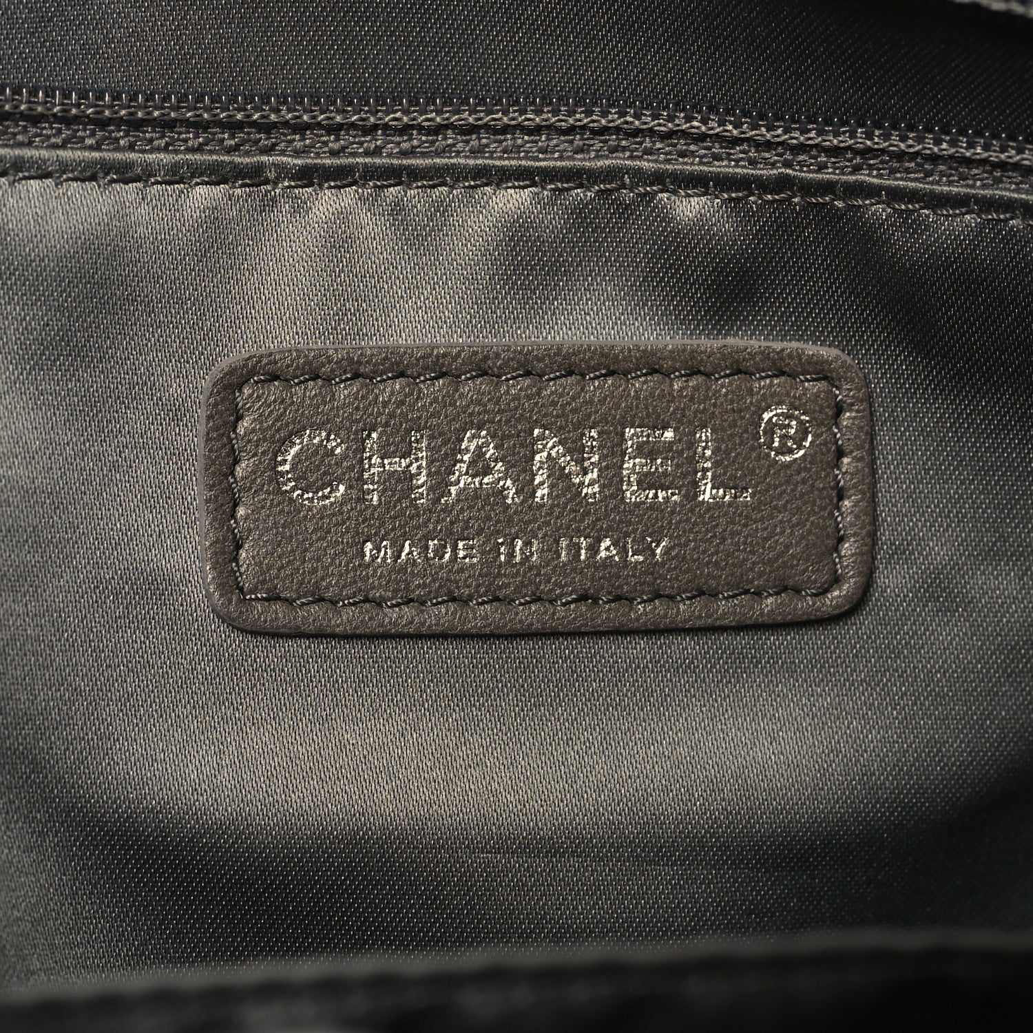 Chanel Lambskin Rock And Cabaret Chain Fringe Tote Black 6 of 11