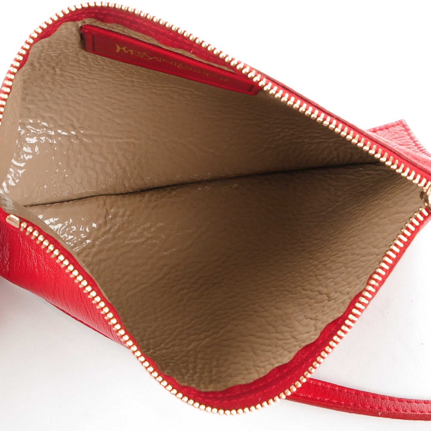 Patent Lambskin Medium Neo Double Reversible Tote Beige Red