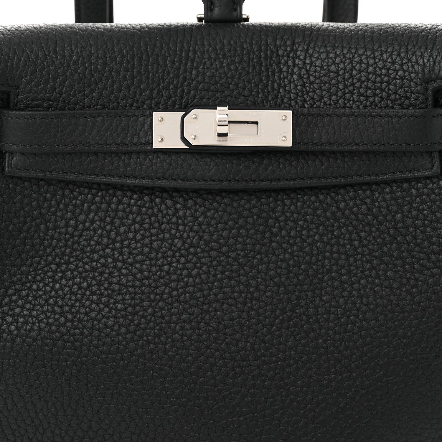 Hermes Taurillon Clemence Kelly Ado Backpack Black 8 of 10