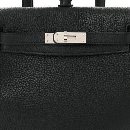 Hermes Taurillon Clemence Kelly Ado Backpack Black 8 of 10