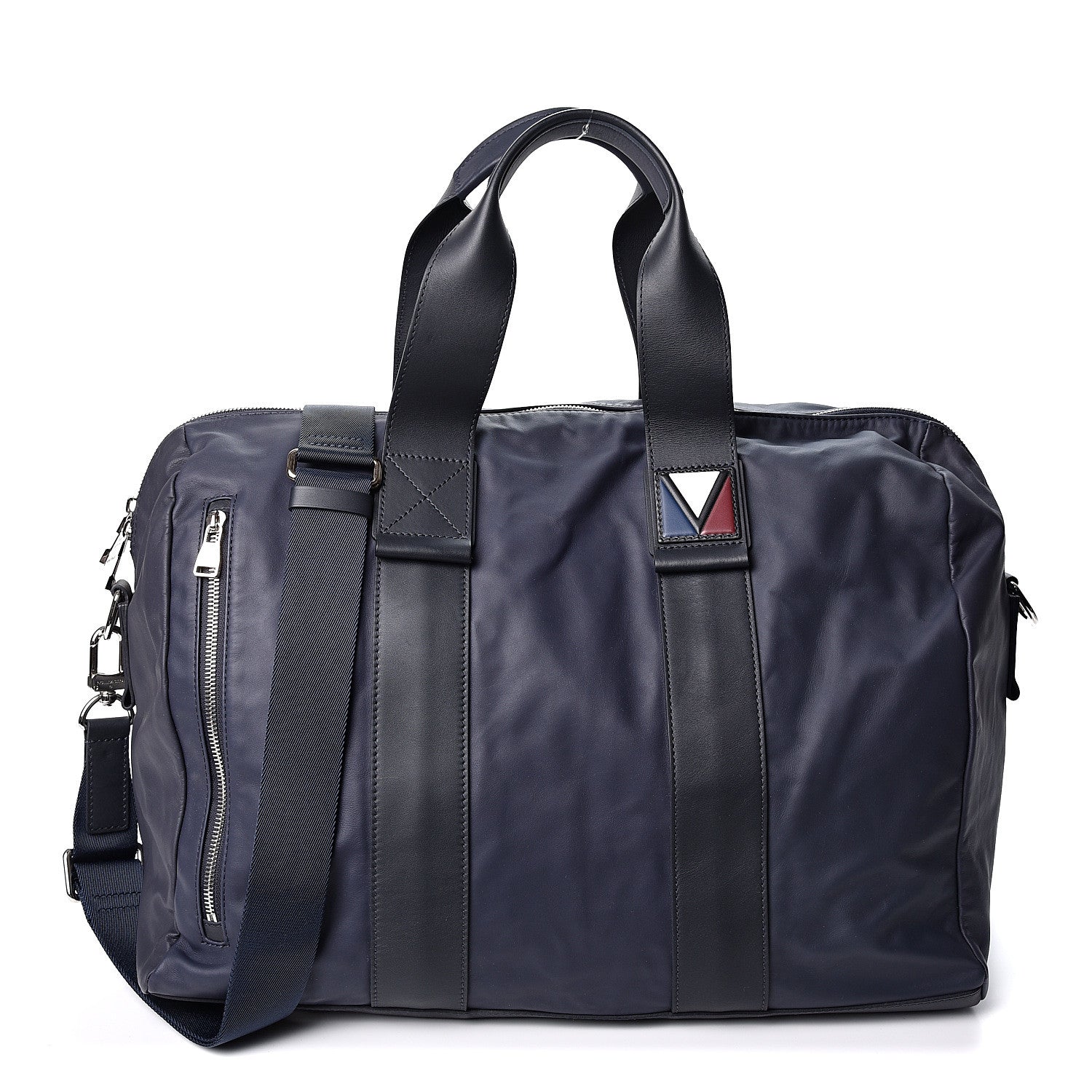 Louis Vuitton Calfskin Gaston V Start MM Navy 1 of 8