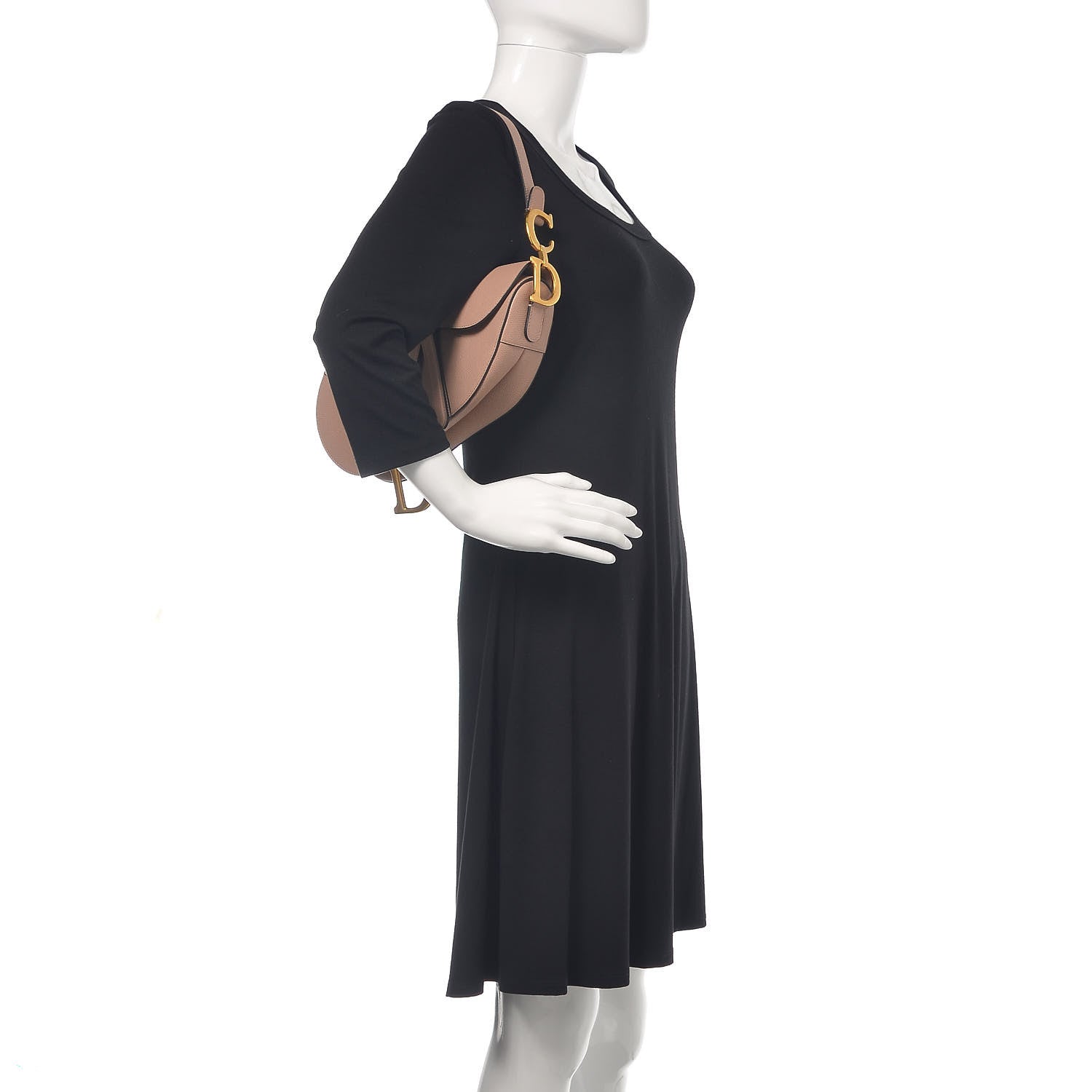 Christian Dior Grained Calfskin Saddle Bag Fard 2 of 15