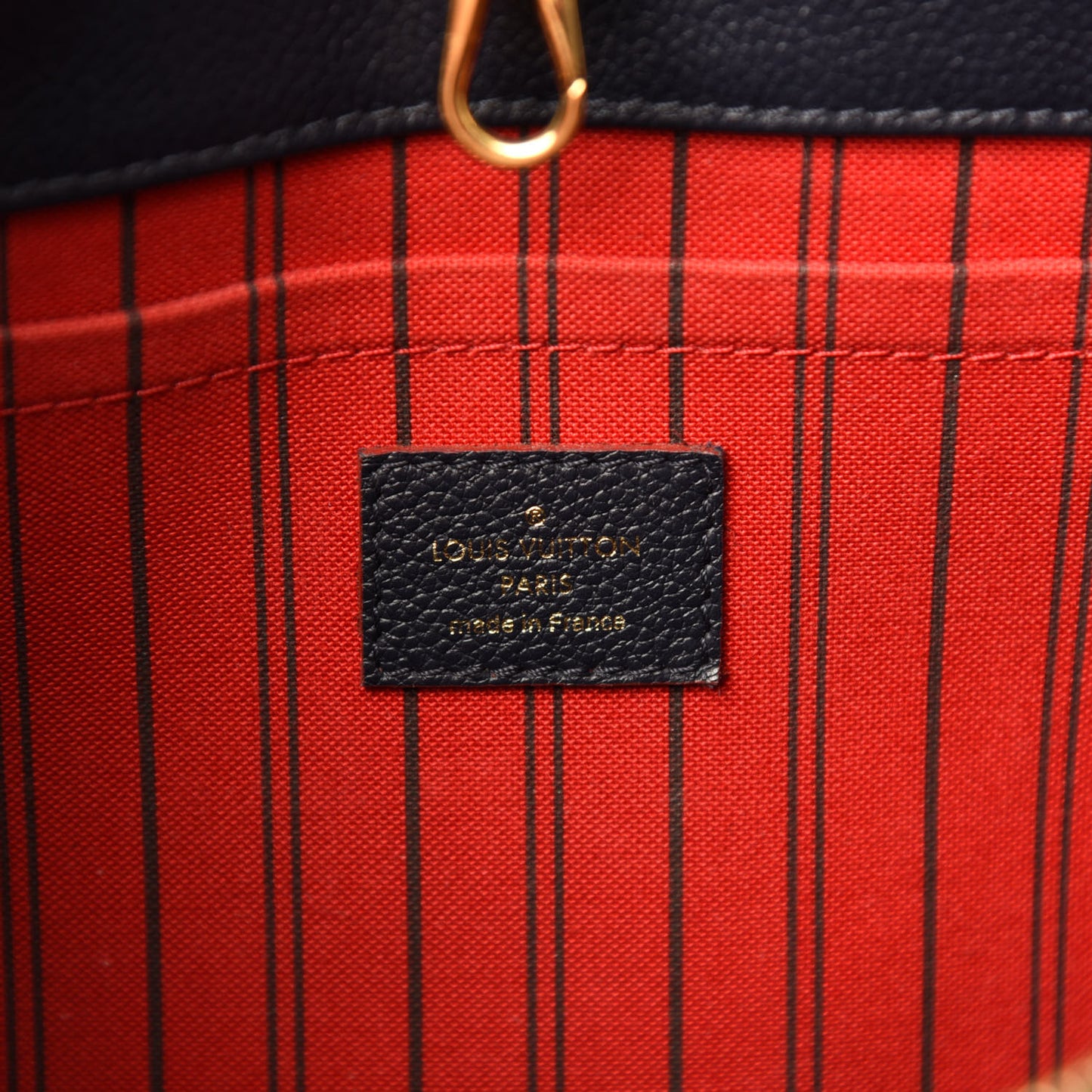 Empreinte Montaigne MM Marine Rouge