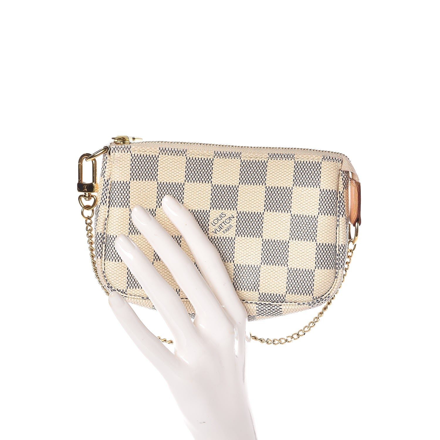 Louis Vuitton Damier Azur Mini Pochette Accessories 2 of 7