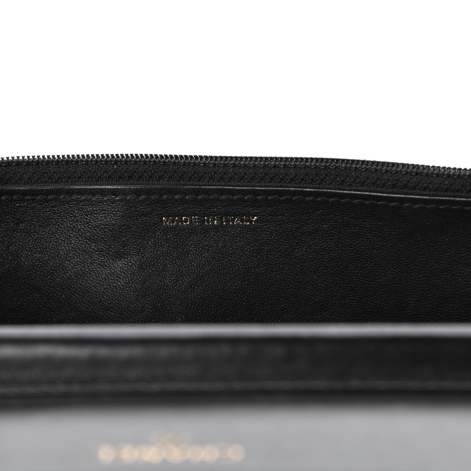 Chanel Lambskin Quilted Chain Around Wallet On Chain WOC Black 9 of 12