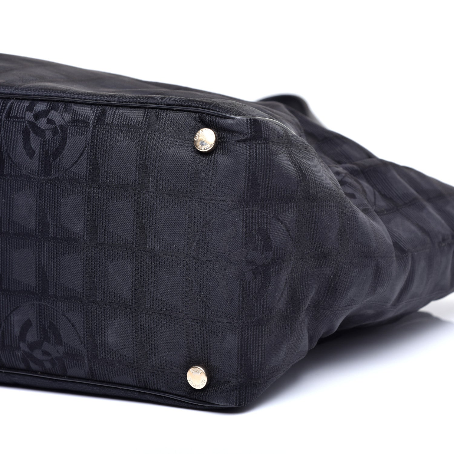 Chanel Nylon Large Travel Tote Black 7 of 10