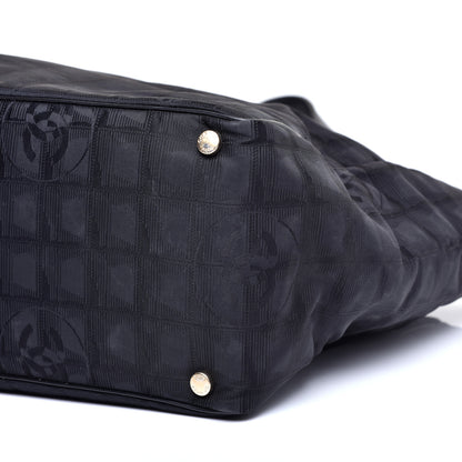 Chanel Nylon Large Travel Tote Black 7 of 10