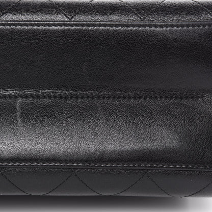 Chanel Lambskin Stitched Medium Coco Luxe Handle Flap Black 11 of 14