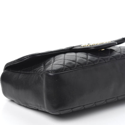 Chanel Lambskin Quilted Medium Westminster Pearl Flap Black 5 of 10