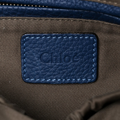 Chloe Calfskin Medium Marcie Satchel Navy 5 of 23