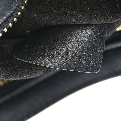Celine Smooth Calfskin Cuir Triomphe Shoulder Bag Black 7 of 10