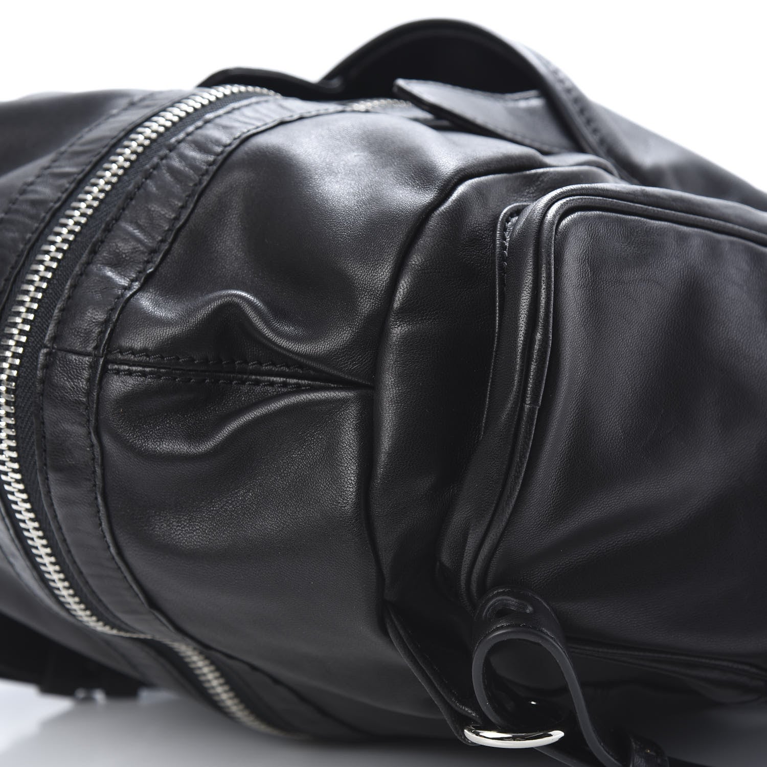 Alexander Wang Lambskin Mini Marti Backpack Washed Black Rhodium Hardware 10 of 10