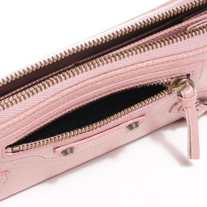 Balenciaga Agneau Classic Hardware Continental Zip Around Wallet Parme 8 of 11