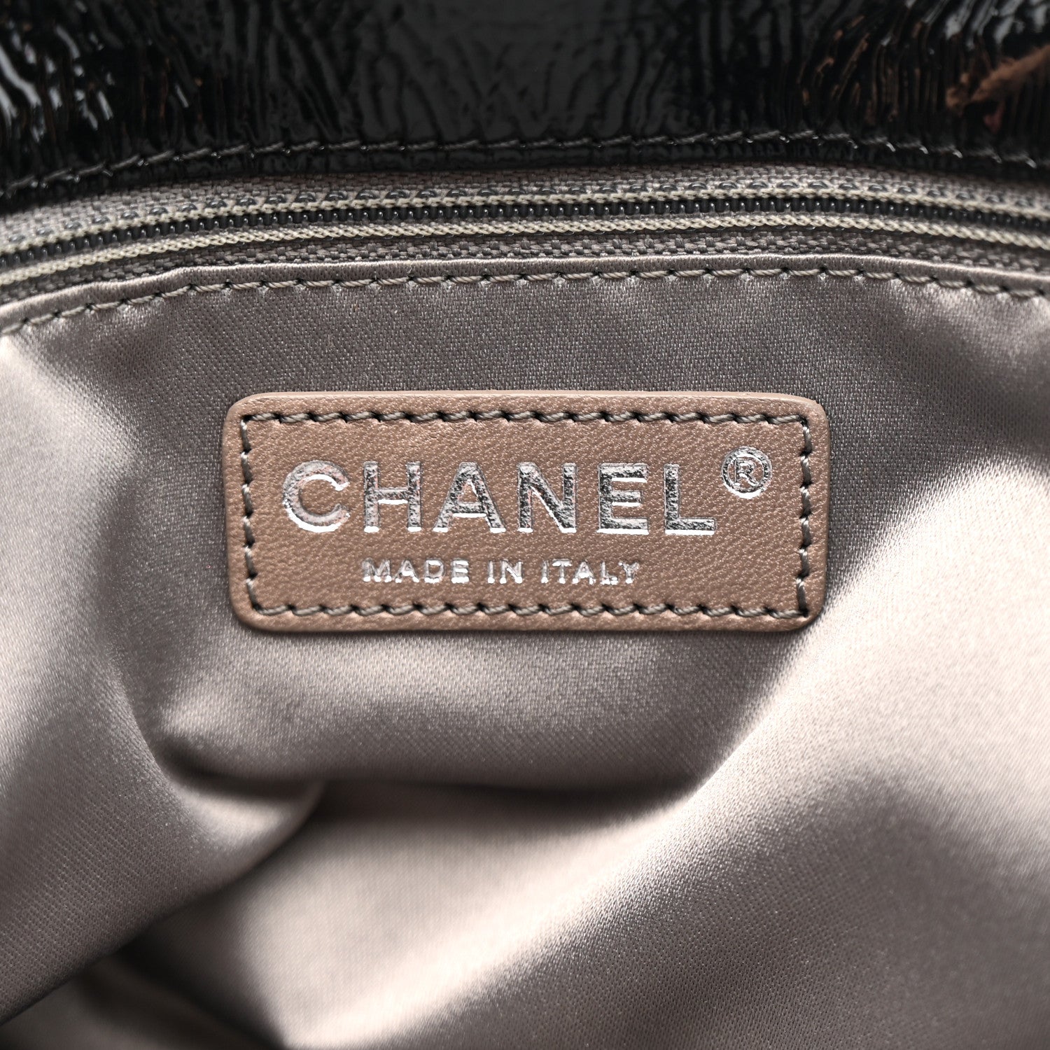 Chanel Vinyl Rock In Moscow Single Flap Black 6 of 10