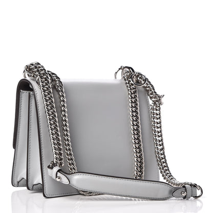 Fendi Vitello Liberty Fun Fair Metal Studded Small Kan I Shoulder Bag Grigio Perla Multicolor 3 of 8