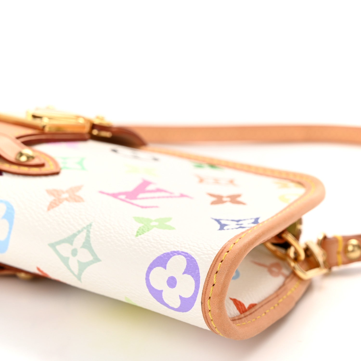 Louis Vuitton Monogram Multicolor Shirley White 9 of 9