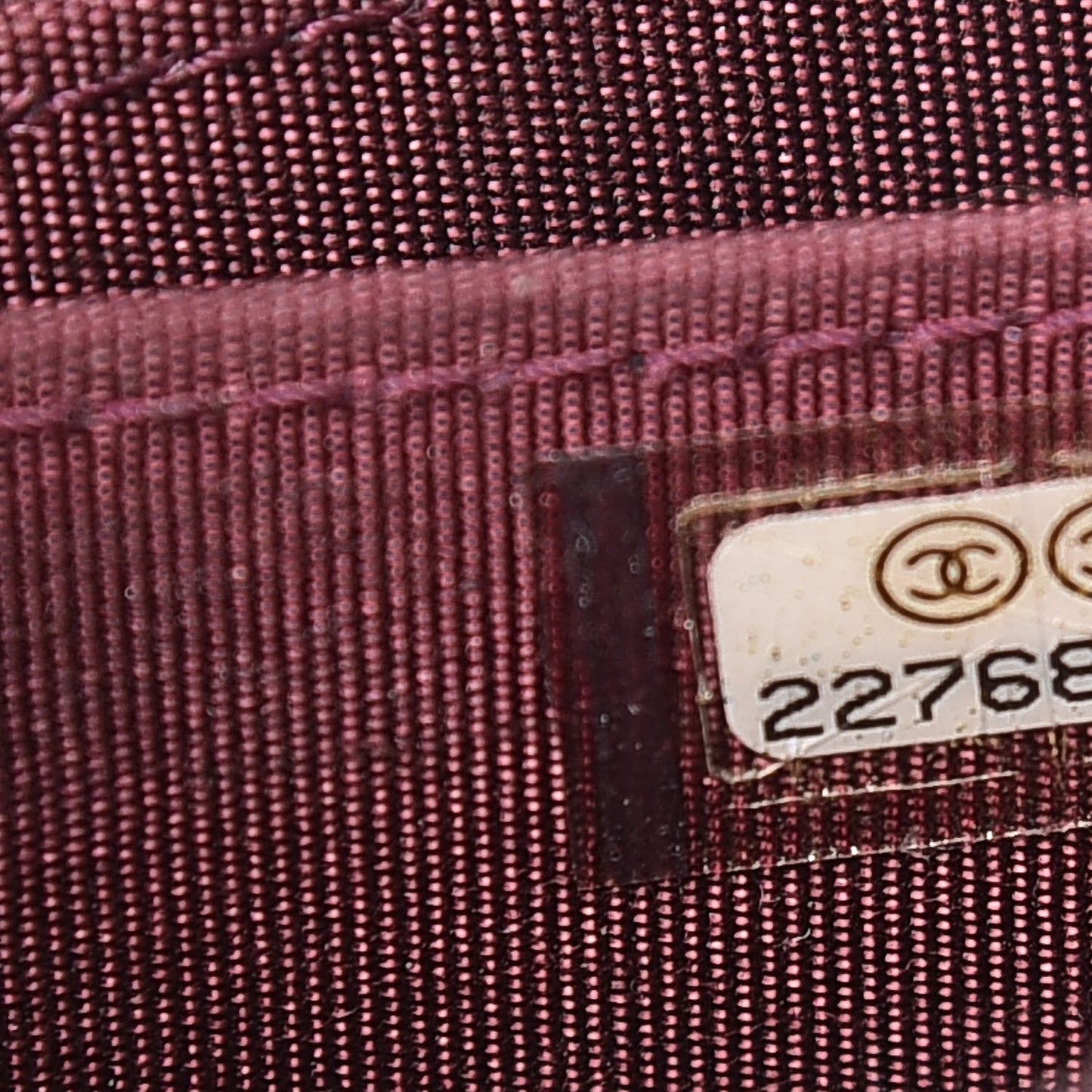 Caviar Quilted Boy Zip Around Coin Purse Wallet Dark Purple