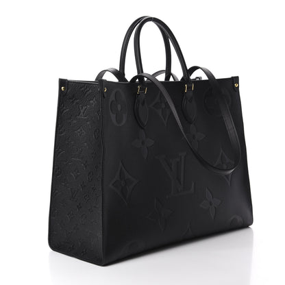 Louis Vuitton Empreinte Monogram Giant Onthego GM Black 4 of 11