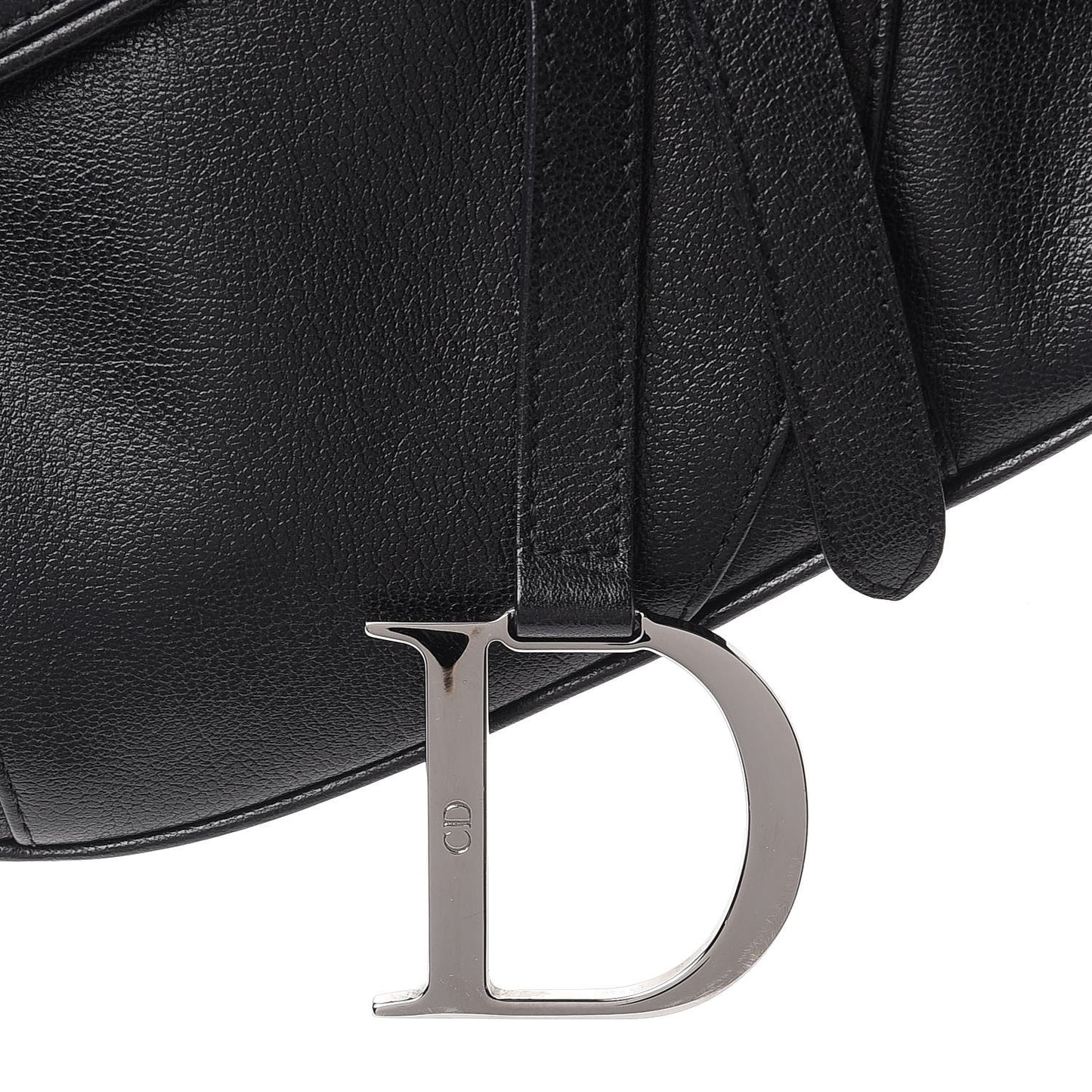 Calfskin Saddle Bag Black