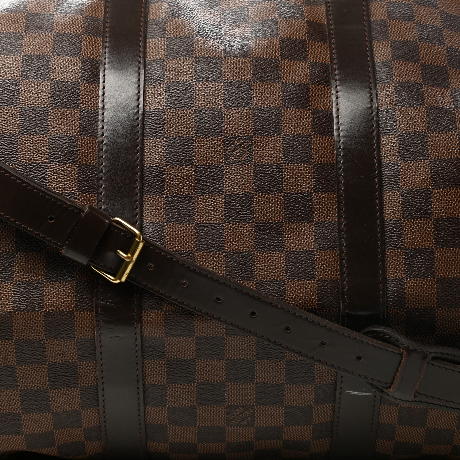 Louis Vuitton Damier Ebene Keepall Bandouliere 55 8 of 16
