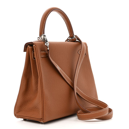 Hermes Togo Kelly Retourne 25 Gold 3 of 11