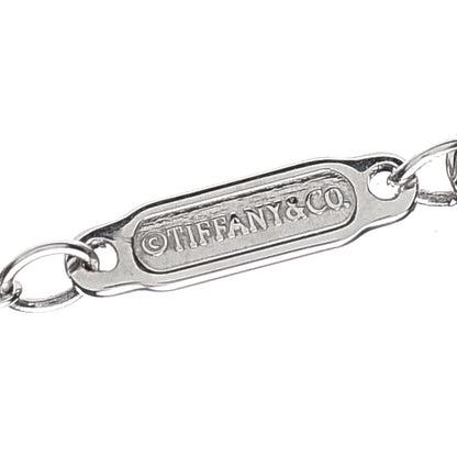 Tiffany Sterling Silver Large T Smile Pendant Necklace 4 of 5