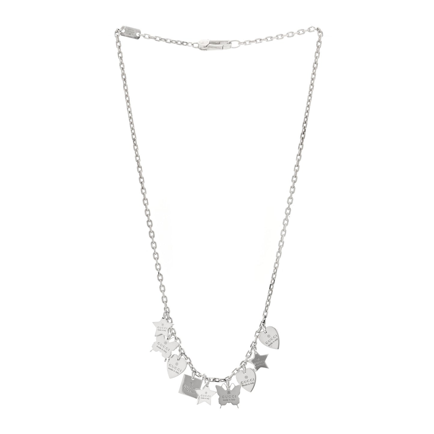 Sterling Silver Trademark Charm Necklace
